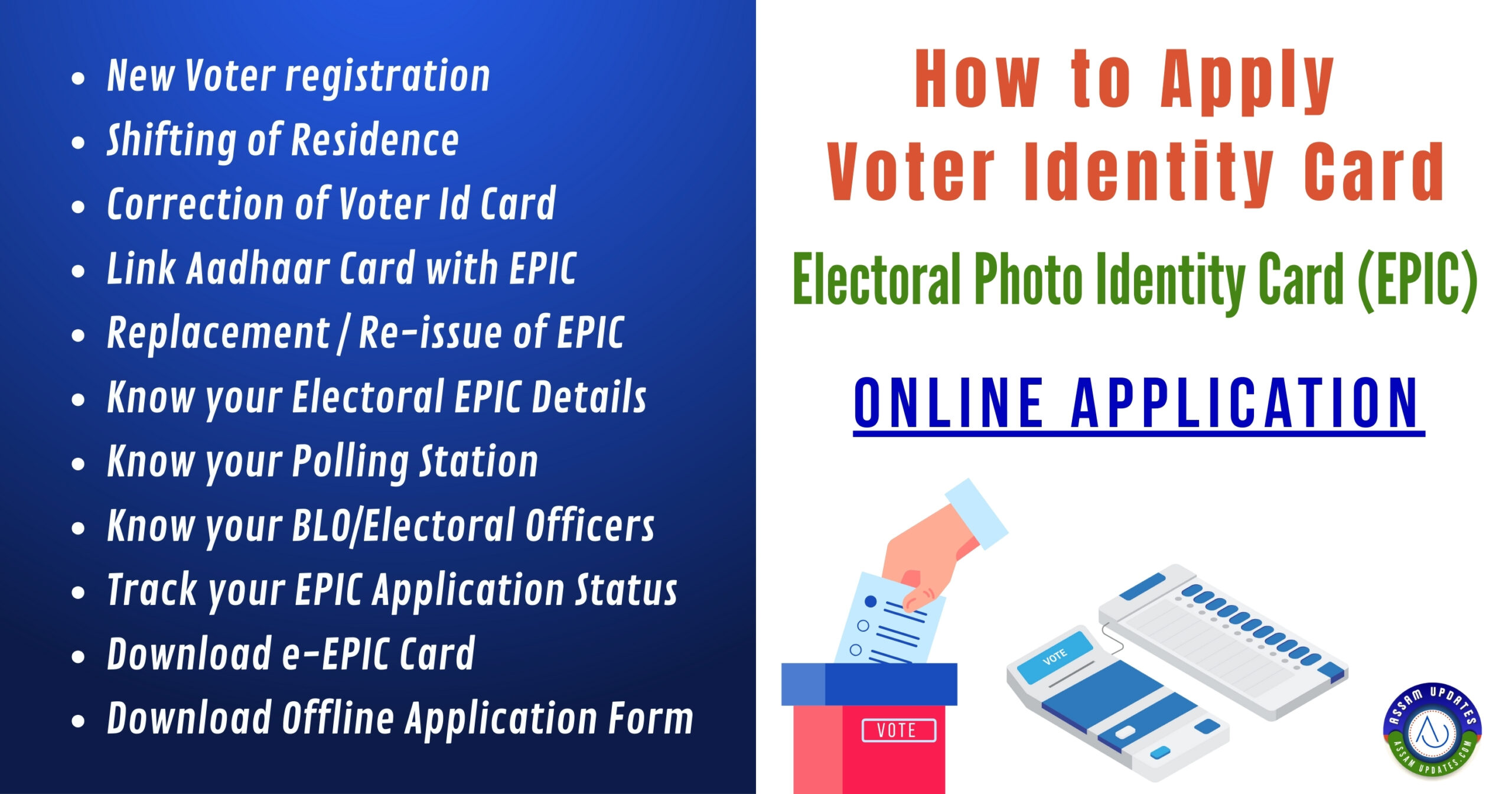 How to Apply Voter Identity Card Online